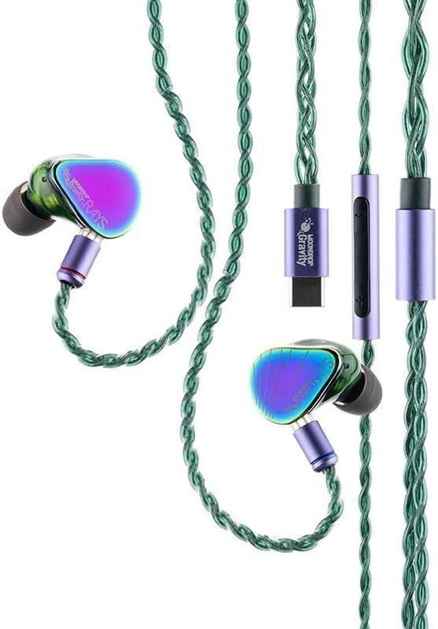 Alt view image 8 of 14 - Moondrop Rays Gaming Earphones USB-C DSP Game Sound Card lEMs Co-Tuned with Many Professional Players
