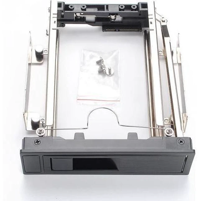 Alt view image 13 of 14 - VoltSync 5.25 Trayless Mobile Rack CD-ROM 3.5 inch Internal SATA Hard Drive SSD Adapter