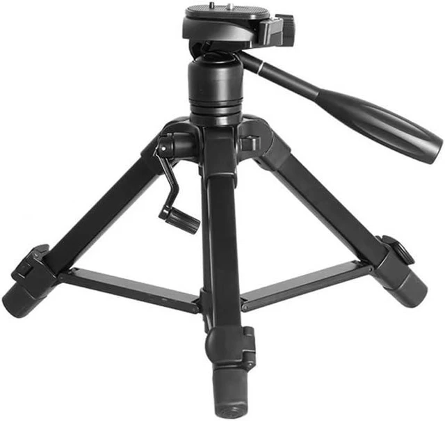 Alt view image 8 of 14 - Projector Tripod Stand Desktop Projector Stand Portable Projector Stand Live Tripod Equipment Stand Suitable for Home Or Studio, Black