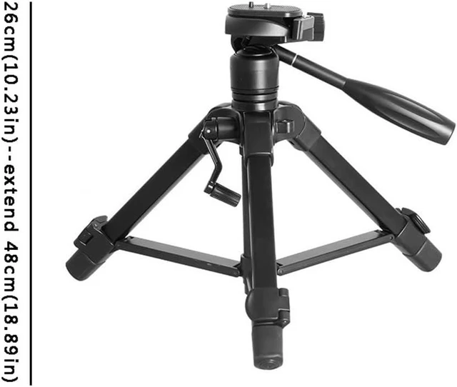 Alt view image 9 of 14 - Projector Tripod Stand Desktop Projector Stand Portable Projector Stand Live Tripod Equipment Stand Suitable for Home Or Studio, Black