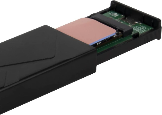Alt view image 12 of 14 - SilverStone Technology Raven RVS03 10Gbps SuperSpeed USB-C 3.2 Gen2 to NVMe/SATA M.2 SSD Enclosure, SST-RVS03