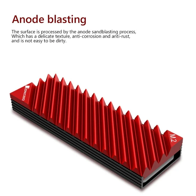 Alt view image 8 of 10 - M.2-3 SSD Heat Sink Heatsink NVME NGFF M.2 2280 SSD Hard Disk Aluminum Heat Sink Radiator Thermal Cooling Pad for Desktop PC