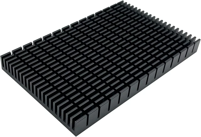 Alt view image 8 of 14 - JVFYI 150x93x15mm Large Aluminum Heatsink, High Power Cooler for GPU Backplate, PCB, LED Motherboard & Router Cooling