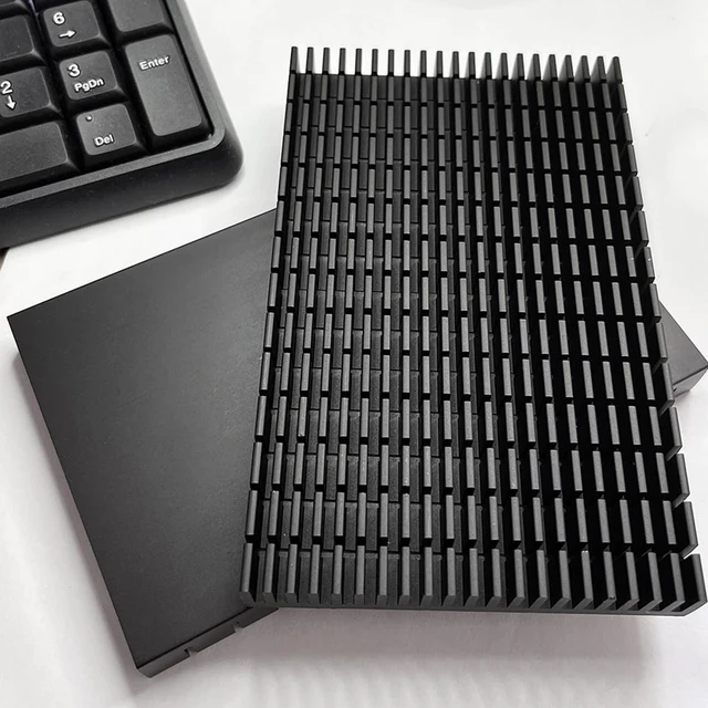Alt view image 13 of 14 - JVFYI 150x93x15mm Large Aluminum Heatsink, High Power Cooler for GPU Backplate, PCB, LED Motherboard & Router Cooling