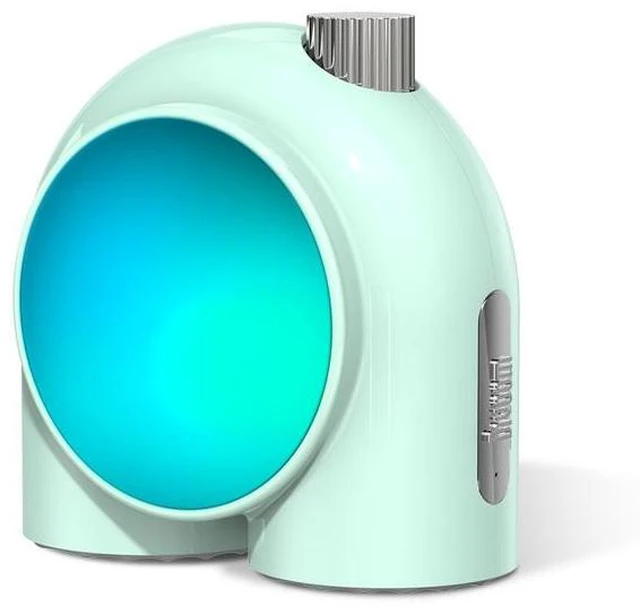 Alt view image 4 of 6 - Divoom Planet-9 Decorative Mood Lamp with Programmable RGB LED Light Effects, Neon Light Atmosphere Bedside Lamp, Music Control Green