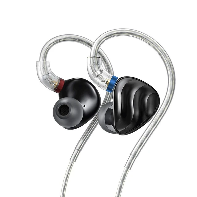 Alt view image 7 of 10 - FIIO FH3 HiFi Earphones 3 Drivers (1 Dynamic + 2 Knowles BA), in-Ear Earphones High Resolution, Bass Sound, High Fidelity for Smartphone/PC/Tablet