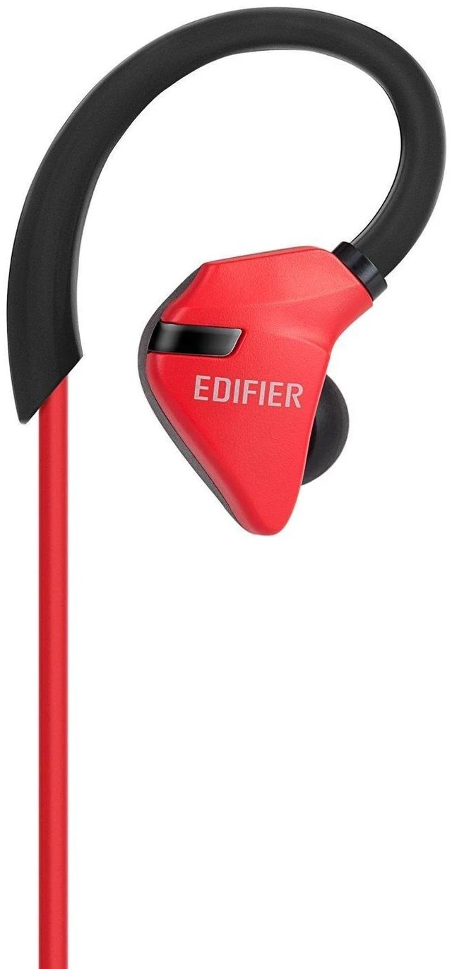 Alt view image 14 of 16 - Edifier W296BT Bluetooth v4.1 Sports Headphones In-Ear Earphones Sweat Water Resistant CVC Noise Suppression - Red