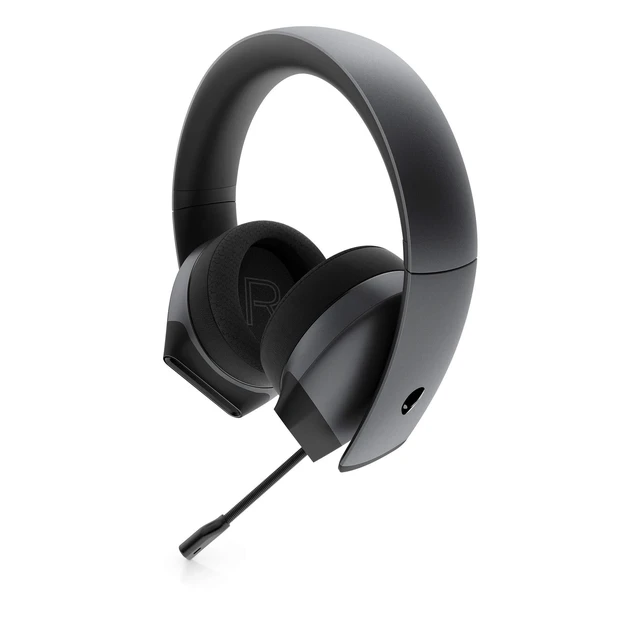 Alt view image 12 of 14 - Alienware 7.1 PC Gaming Headset AW510H-Light: 50mm Hi-Res Drivers - Noise Cancelling Mic - Multi Platform Compatible(PS4,Xbox One,Switch) via 3.5mm Jack