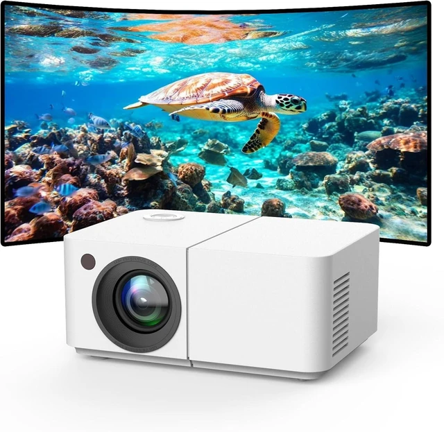 Alt view image 8 of 14 - A89 Mini Projector Native 1080P 400ANSI Portable Projector 4K Support MAX 200'' Screen 5500 ISO Lumens Movie Projector 4D Keystone For Laptop PC Smartphone