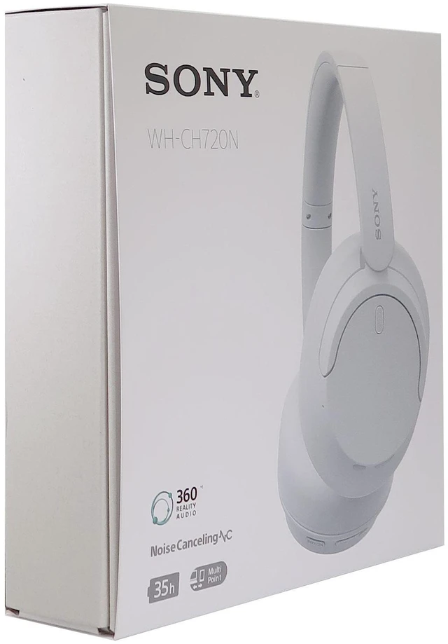 Alt view image 17 of 18 - Sony Wireless Over-Ear Noise-Canceling Headphones WH-CH720N (White)