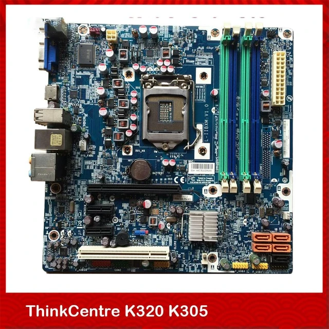 Alt view image 4 of 6 - Working For ThinkCentre K320 K305 System Motherboard for L-IIBXM V1.0 LGA1156 FRU 11011072