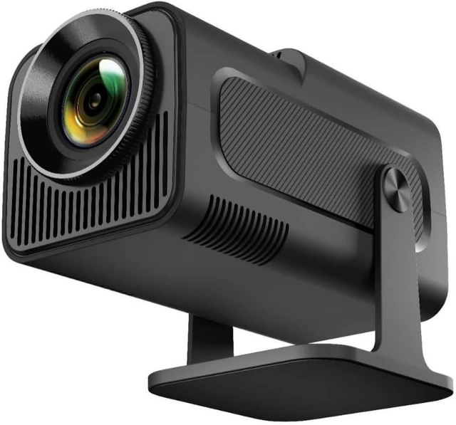 Alt view image 8 of 14 - HY320 mini Android 11 Projector 4K Native 1080P Dual Wifi6 10000 Lumens BT5.0 Cinema Outdoor Portable 180° Rotable Projector