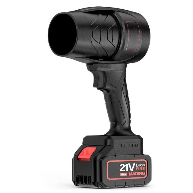 Alt view image 5 of 8 - SOEWIOU 2-in-1 High-Power Blower, Handheld Violent Fan, Industrial Lithium Battery Air Blower, Dust & Leaf Blower Vacuum Cleaner