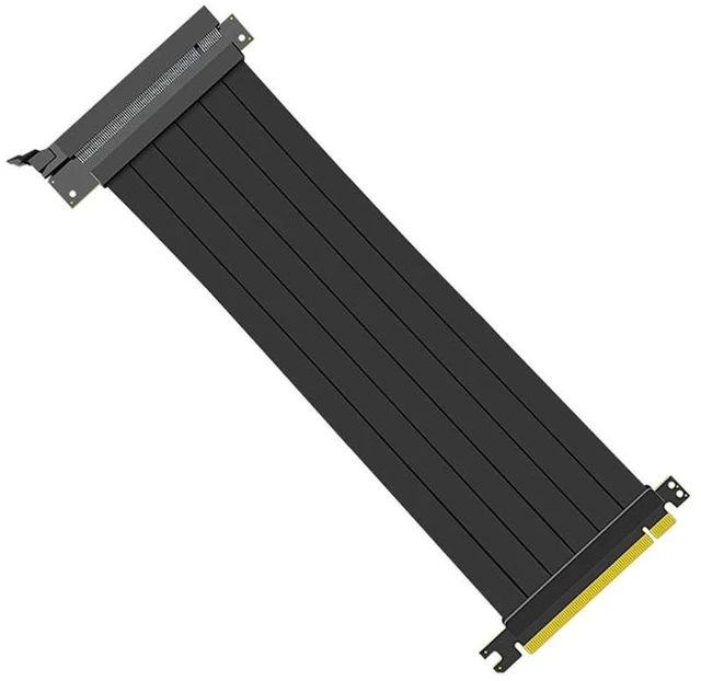 Alt view image 3 of 3 - Full Speed 3.0 PCIE X16 Riser Cable Graphics Card Extension Cable PCI Express Riser Shielded Extender for GPU Vertical(B25)