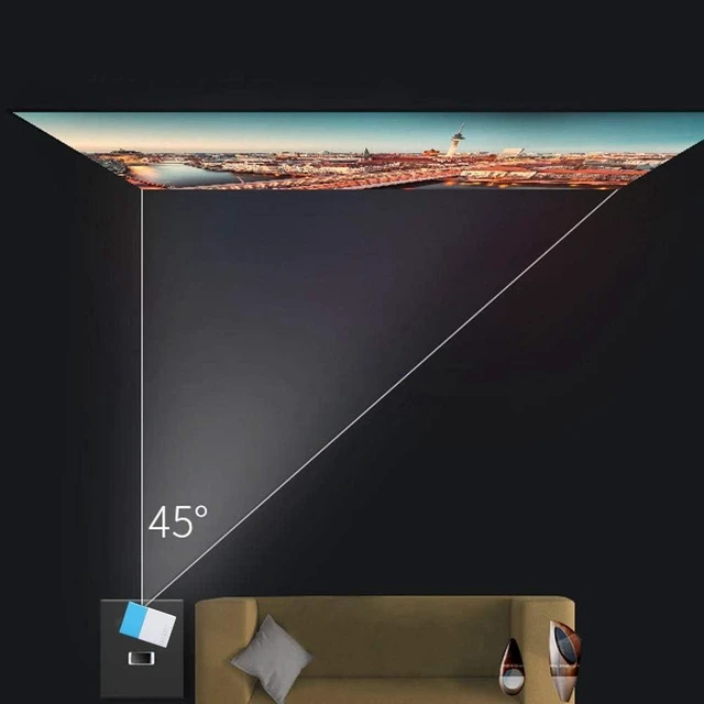 Alt view image 14 of 14 - Mini Projector, 1080P Full HD LED Video Projector, Hologram Projector, Indoor/Outdoor Portable Projector, Ideal for Home/Camping/Travel/Party