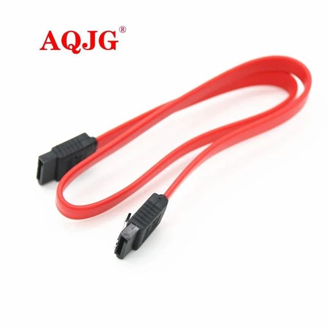 Alt view image 6 of 8 - Straight Right Angle 6Gbps 30CM 50CM SATA 3.0 Cable 6GB/s SATA III SATA 3 Cable Flat Data Cord Super Speed for HDD SSD