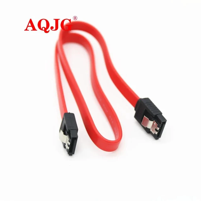 Alt view image 7 of 8 - Straight Right Angle 6Gbps 30CM 50CM SATA 3.0 Cable 6GB/s SATA III SATA 3 Cable Flat Data Cord Super Speed for HDD SSD