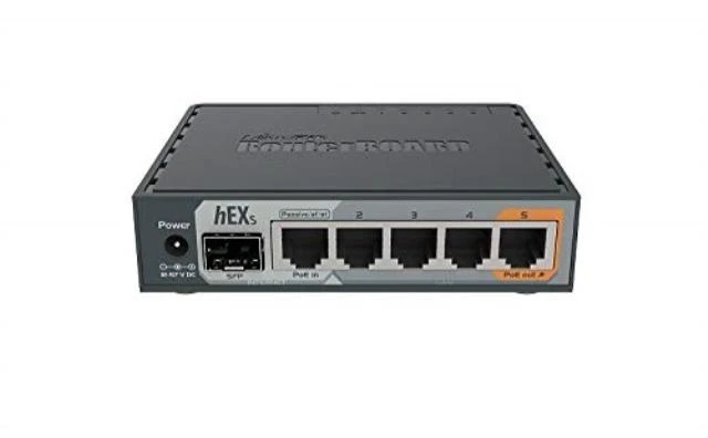 Alt view image 7 of 10 - mikrotik hex s gigabit ethernet router with sfp port rb760igs