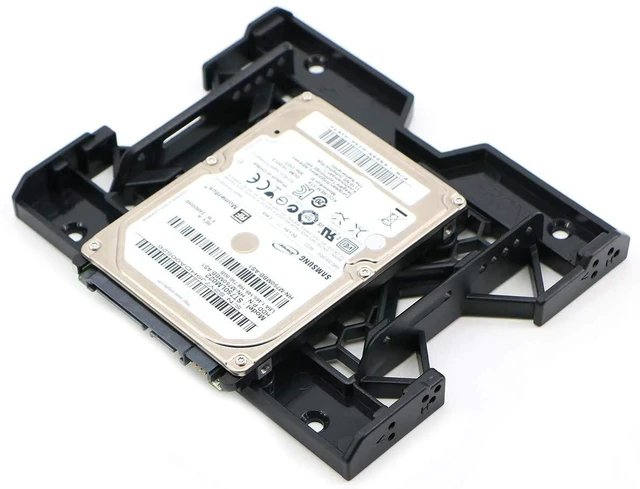 Alt view image 9 of 12 - Pasow 2.5 or 3.5 to 5.25 SSD HDD Mounting Bracket Internal Hard Disk Drive Bays Holder Adapter for PC