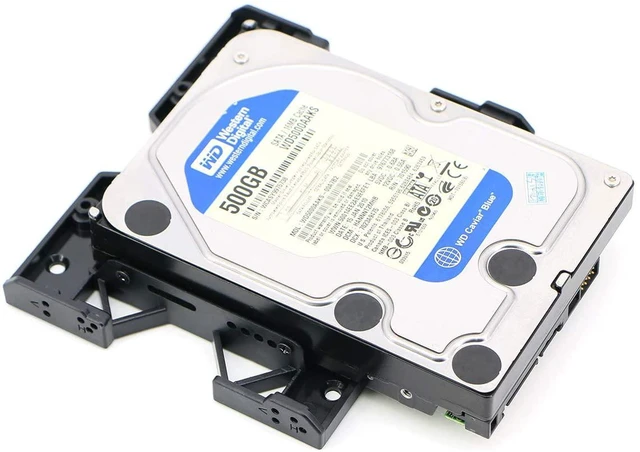 Alt view image 10 of 12 - Pasow 2.5 or 3.5 to 5.25 SSD HDD Mounting Bracket Internal Hard Disk Drive Bays Holder Adapter for PC