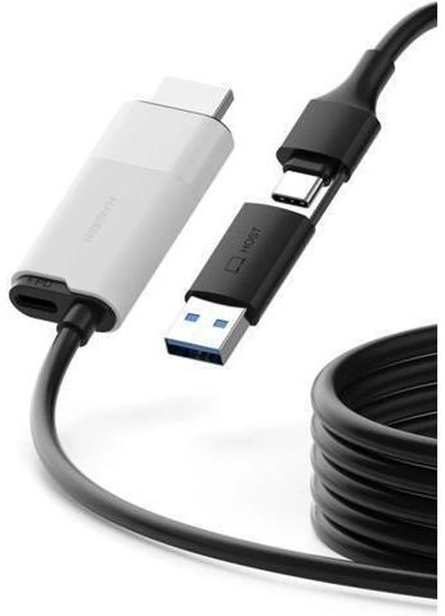 Alt view image 2 of 2 - Hagibis USB3.0 Video Capture Card with 100W PD, HDMI to USB A/USB C Capture Cable 1080P@60fps YUY2 MJPEG MS2130 for Quest 3 2 Pro VR Switch2 PS4/5 Live Broadcast, Gaming, Streaming, Recorder Visit the