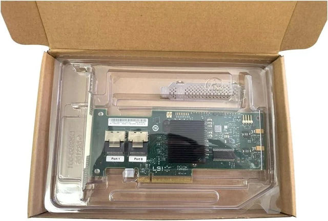 Alt view image 7 of 8 - LSI 9220-8i M1015 RAID Controller Card SAS SATA P20 IT Mode for ZFS FreeNAS unRAID PCI E 6Gbps HBA Expander Card