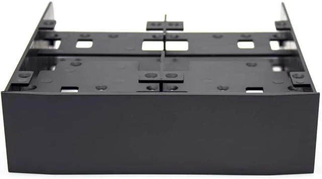 Alt view image 11 of 14 - Drive Bay Adapter 2.5 / 3.5 HDD/SSD to 5.25 Floppy Drive Bay 5.25 Bay Mounting Bracket Kit Internal Hard Disk Drive Mounting Kit with Screws