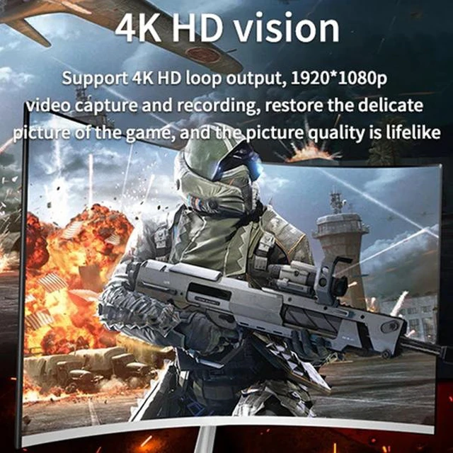 Alt view image 11 of 14 - Acasis 4K 30Hz HDMI Loopout HD Video Capture Card for Live Streaming