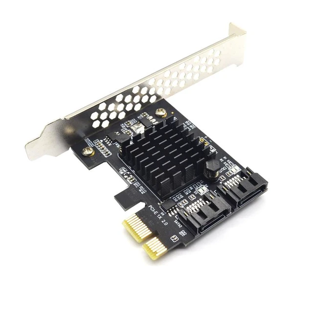Alt view image 7 of 12 - QINDIAN Add On Card Controller SATA 3 PCIE SATA3 PCIE/PCI-E SATA Card/Expansion/Multiplier PCI Express SATA Marvell 88SE9125