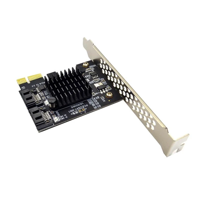 Alt view image 12 of 12 - QINDIAN Add On Card Controller SATA 3 PCIE SATA3 PCIE/PCI-E SATA Card/Expansion/Multiplier PCI Express SATA Marvell 88SE9125
