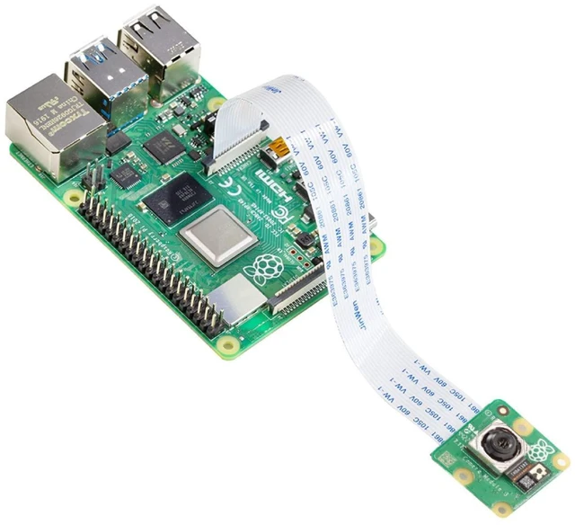 Alt view image 10 of 10 - Arducam for Raspberry Pi Camera Module 3, 12MP IMX708 75°(D) Autofocus Pi Camera V3 with Acrylic Case, 15-22pin FFC Cable