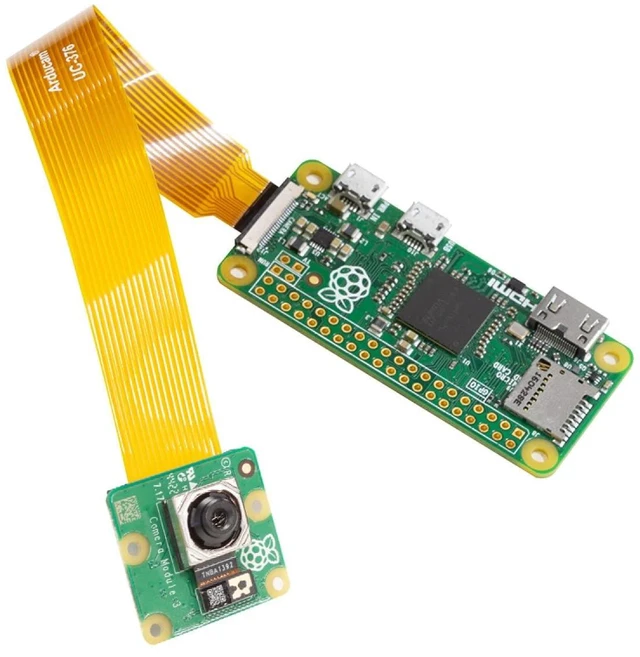Alt view image 9 of 10 - Arducam for Raspberry Pi Camera Module 3, 12MP IMX708 75°(D) Autofocus Pi Camera V3 with Acrylic Case, 15-22pin FFC Cable