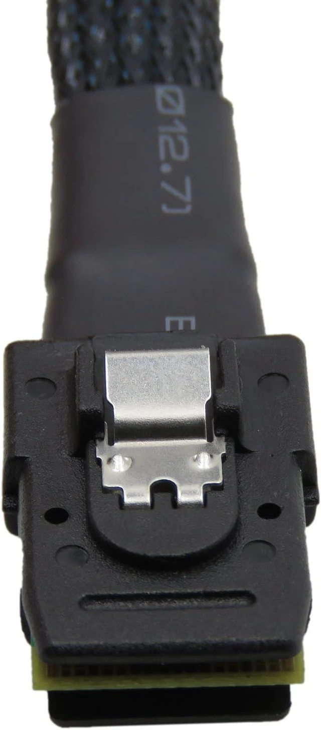 Alt view image 12 of 14 - CableDeconn 18' Mini SAS 36P SFF-8087 To 4 SATA 7Pin 90 Degrees Target Hard Disk Data Cable 0.5M (H0304)