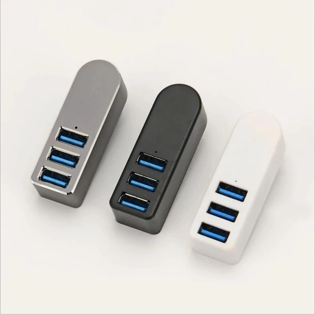 Alt view image 7 of 10 - alloy USB3.0 HUB splitter usb hub hub 3 ports usb 3.0 mini hub