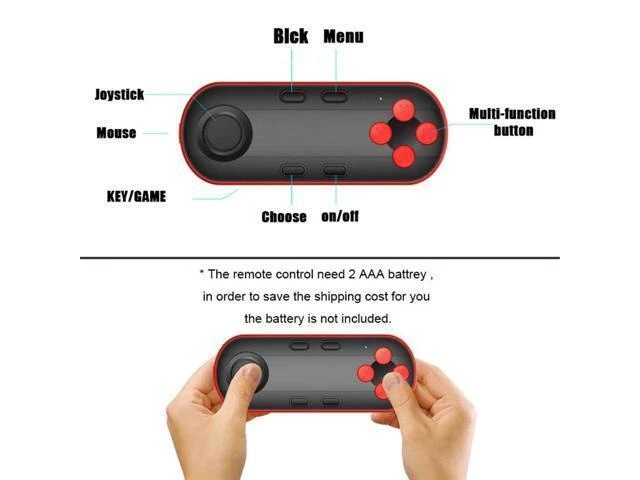 Alt view image 10 of 11 - Android Gamepad Joystick Bluetooth Remote VR Controller VR Game Pad Wireless Joypad for PC Smartphone for VR BOX PC Phone