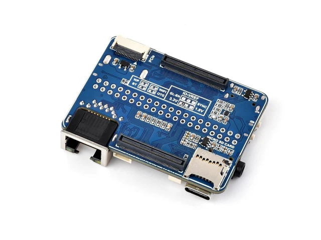 Alt view image 7 of 10 - waveshare Nano Base Board (B) for Raspberry Pi Compute Module 5 Lite/eMMC,CM5 Mini Expansion Board,Integrate Multiple Peripheral Interfaces