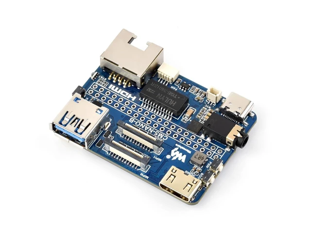 Alt view image 6 of 10 - waveshare Nano Base Board (B) for Raspberry Pi Compute Module 5 Lite/eMMC,CM5 Mini Expansion Board,Integrate Multiple Peripheral Interfaces