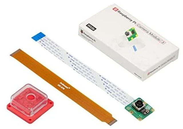 Alt view image 7 of 10 - Arducam for Raspberry Pi Camera Module 3 Wide, 120deg(D) IMX708 Autofocus Pi Camera V3 with Acrylic Case, 15cm 15-22 Pin FFC Cable