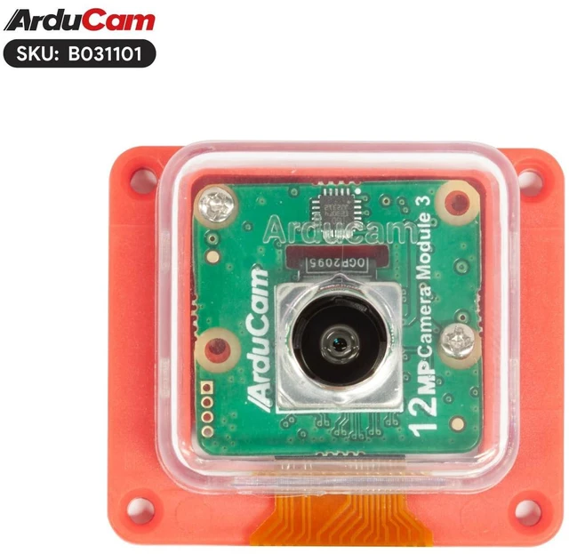 Alt view image 8 of 10 - Arducam for Raspberry Pi Camera Module 3 Wide, 120°(D) IMX708 Autofocus Pi Camera V3 with Case, Comes with15cm 15-22 Pin and 22-22 Pin FFC Cable