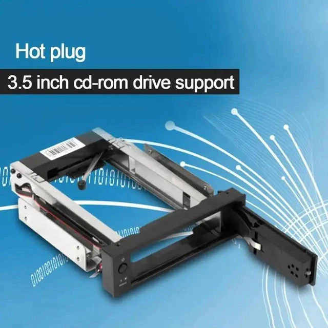 Alt view image 7 of 12 - 3.5 inch Internal SATA HDD Mobile Rack Bay Hard Drive Mounting Tray Bracket Adapter Holder HDD Enclosure