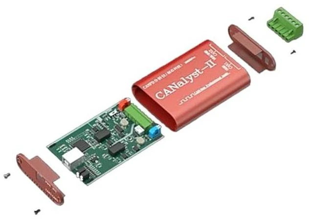Alt view image 9 of 10 - CANalyst-II USB to CAN Analyzer CAN-Bus Converter Adapter Support ZLGCANpro