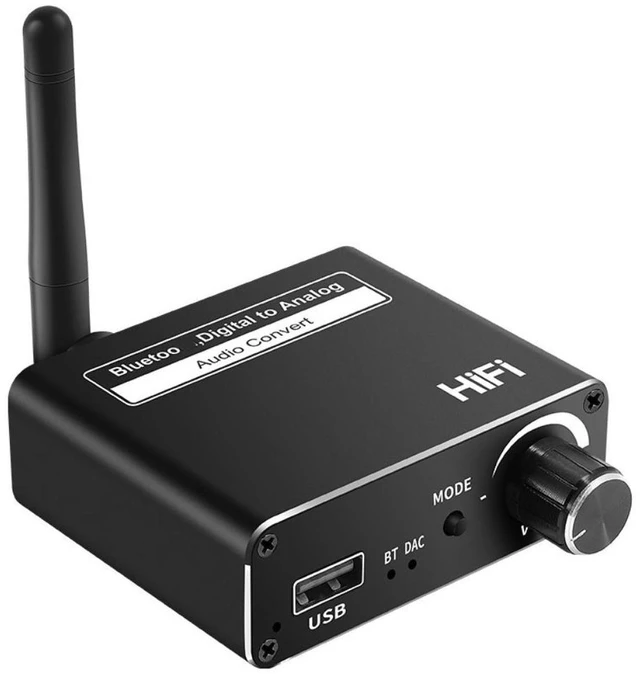 Alt view image 7 of 9 - Bluetooth 5.0 Audio Transmitter Receiver AptX HD LL Low Latency CSR8675 Wireless Adapter RCA SPDIF 3.5mm Aux Jack for TV PC Car