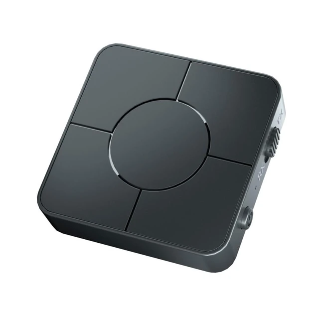 Alt view image 6 of 6 - KN326 Bluetooth 5.0 Transmitter Receiver Wireless Audio 3.5mm Jack Aux Adapter BT5.0 A2DP AVRCP for Car TV PC Speaker