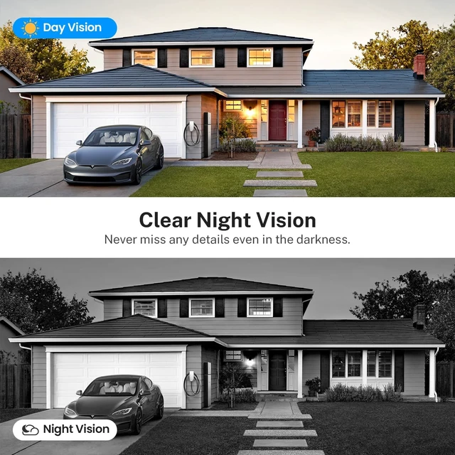 Alt view image 13 of 14 - 1080p Wireless Wi-Fi Video Doorbell Camera with Two Way Audio, Night Vision, Cloud Storage, Smart AI Motion Detection, Support 2.4GHz Wi-Fi only