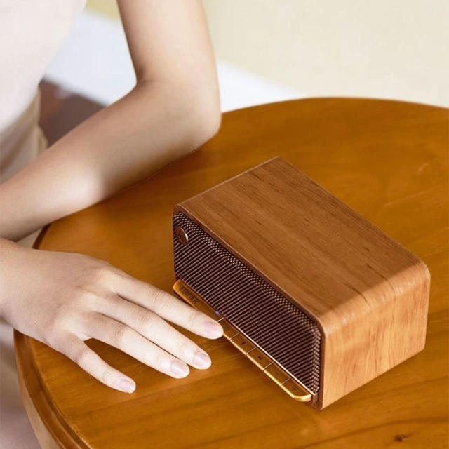 Alt view image 10 of 14 - Edifier M230 high quality retro bluetooth speaker home multimedia stereo subwoofer wireless portable computer speaker TF/AUX