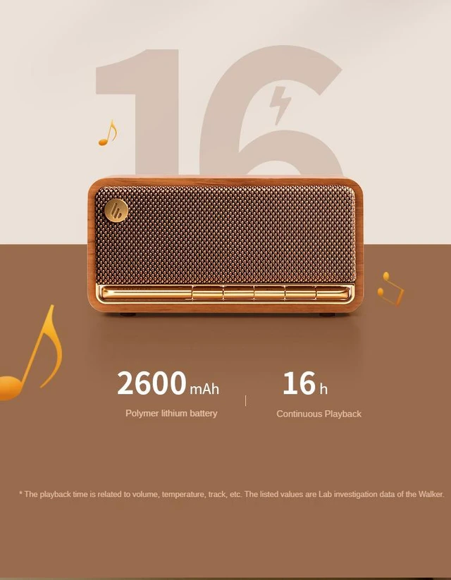 Alt view image 13 of 14 - Edifier M230 high quality retro bluetooth speaker home multimedia stereo subwoofer wireless portable computer speaker TF/AUX