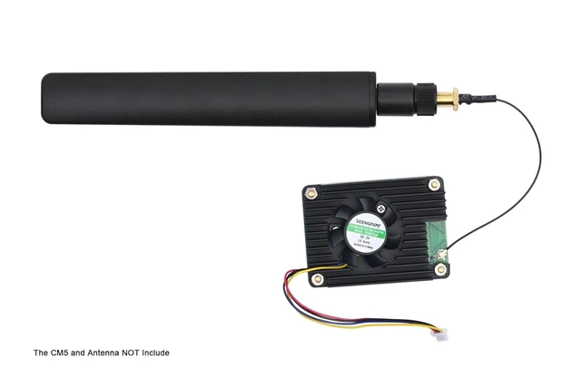 Alt view image 10 of 14 - All-in-One 3007 Cooling Fan for Raspberry Pi Compute Module 5 (CM5) - 5V PWM Speed Adjustable, Low Noise, Space Efficient, with Thermal Tapes, Fast Heat Dissipation