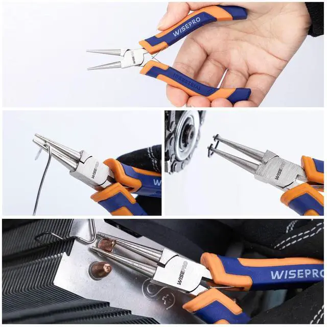 Alt view image 5 of 6 - 5 Inch Mini Round Nose Pliers, Precision Wire Looping Pliers, for Metal Wire Crimping