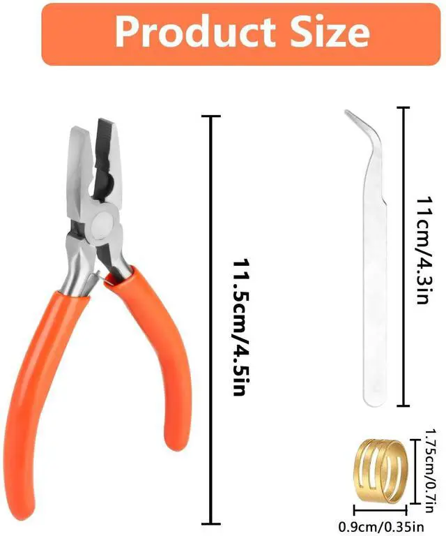 Alt view image 2 of 7 - Cutting Pliers, Wire Jewelry Making Tools | For Jewelry Making Industrial and Mechanical Maintenance and Household Appliance Fixes.