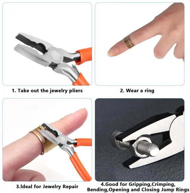 Alt view image 3 of 7 - Cutting Pliers, Wire Jewelry Making Tools | For Jewelry Making Industrial and Mechanical Maintenance and Household Appliance Fixes.